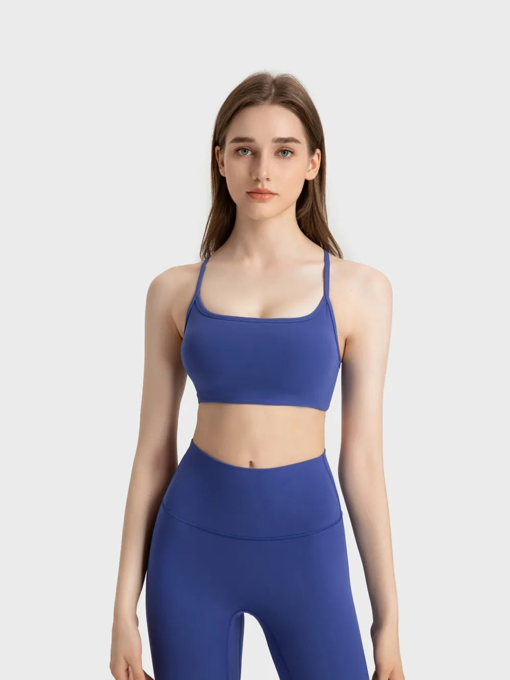 Crisscross Back Cami with Detachable Chest Pads