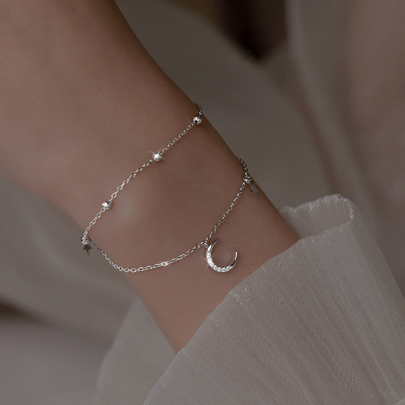 Star And Moon Bracelet(Double layer)/Necklace