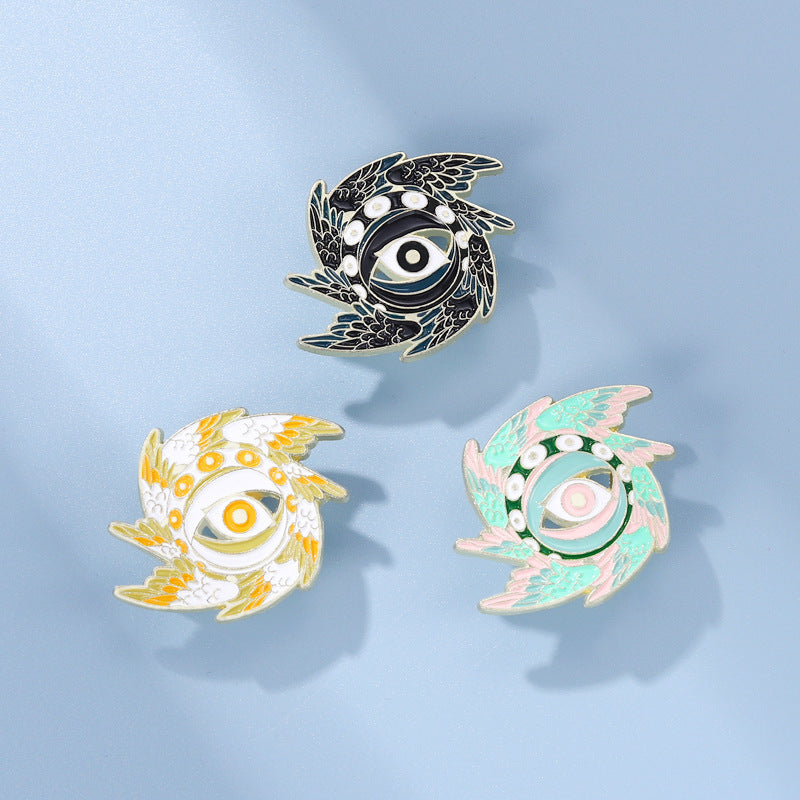 Kawaii Cartoon Eyes Pins