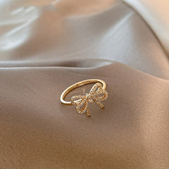 Cute Bow Adjustable Ring