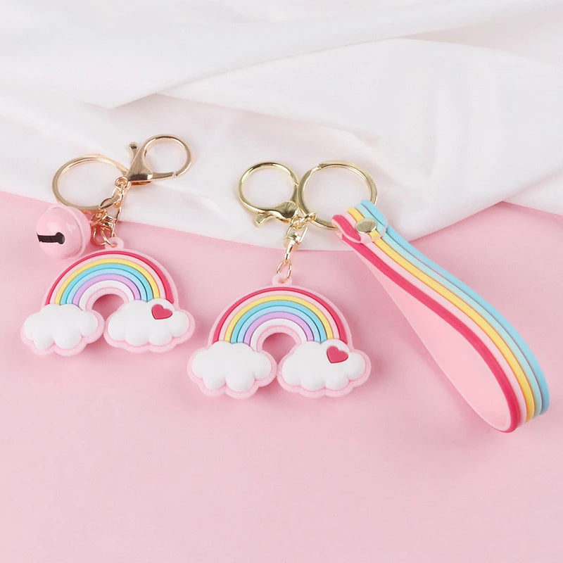 Cute Rainbow Keychain