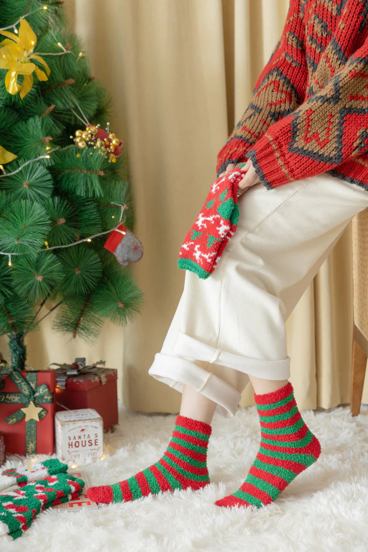 Cute Christmas Floor Socks