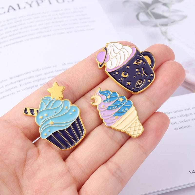 Creative Cartoon Cone Pins