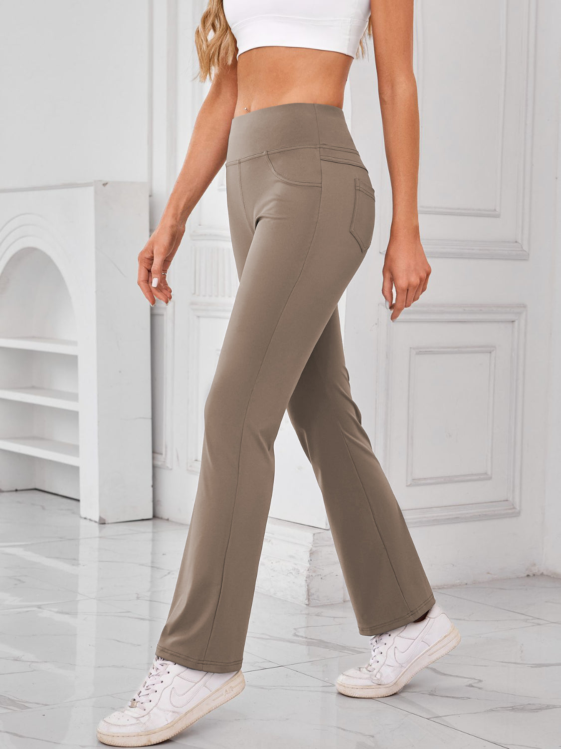 Lovelet High Waist Pants with Pockets