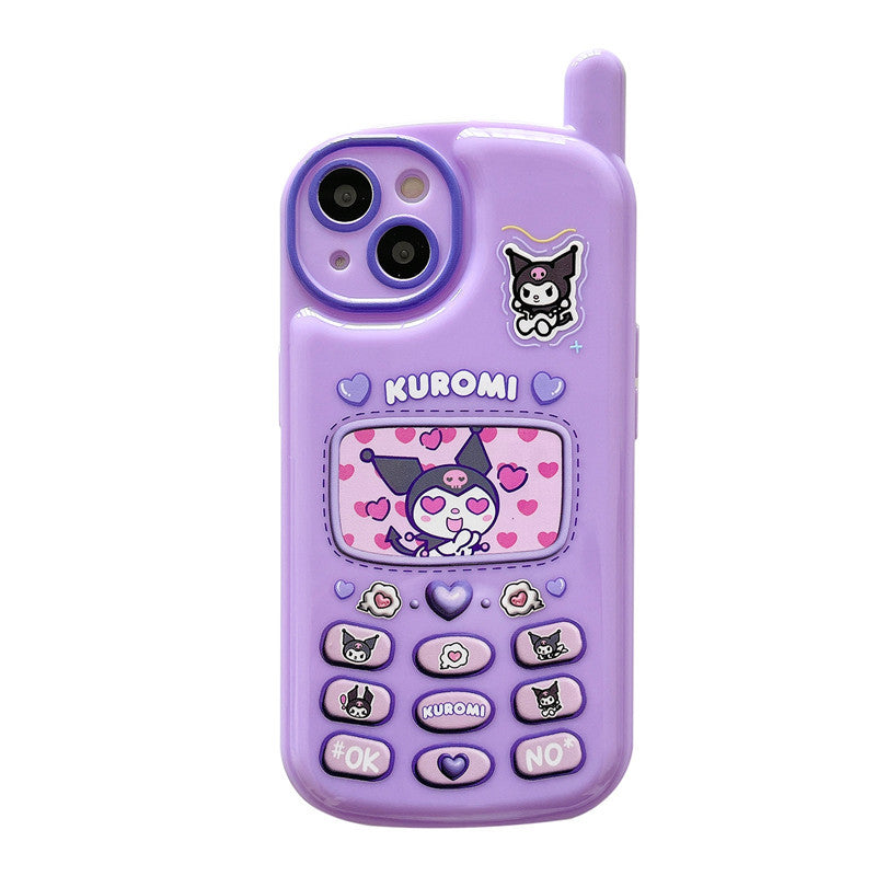 Creative Cartoon Purple Phone Case