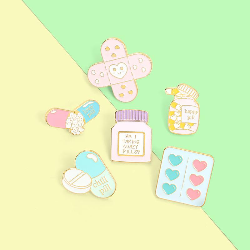 Cartoon Cute Mini Modelling Pins