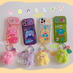 Cute Monster Pendant Phone Case