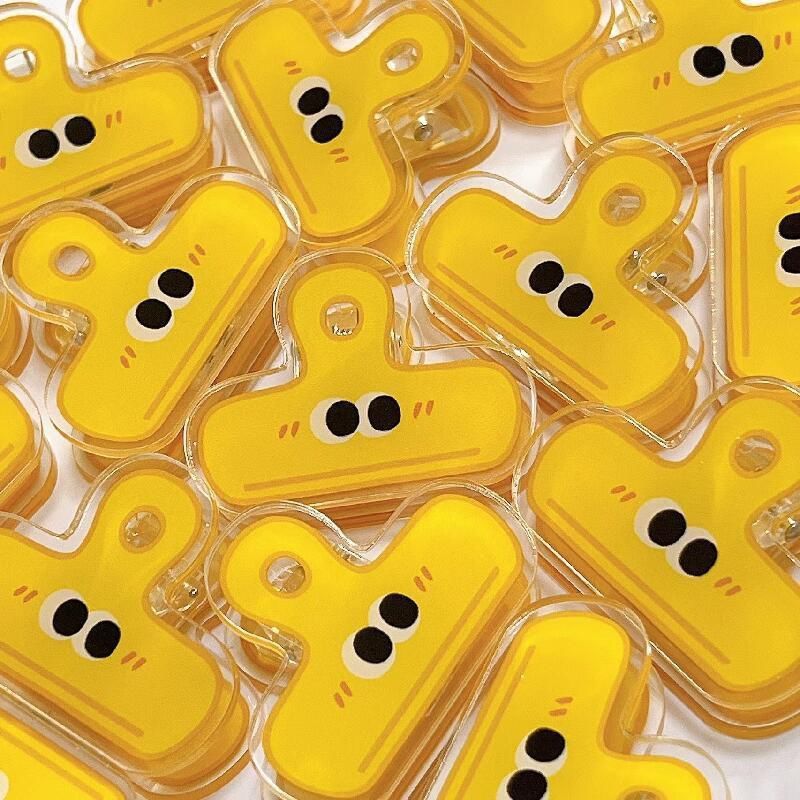 Kawaii Acrylic Emoji Paperclip