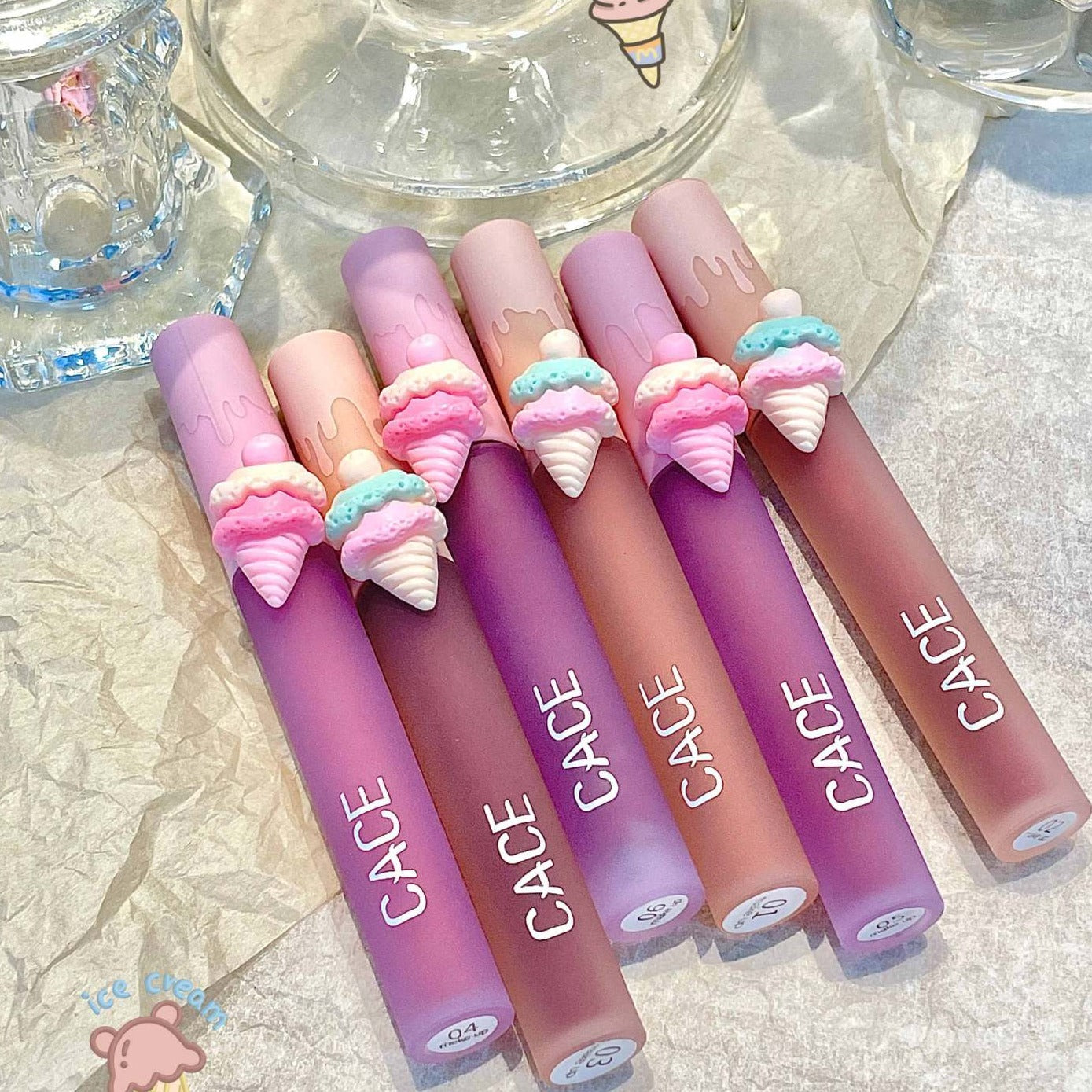 Ice Cream Mirror Lip Gloss