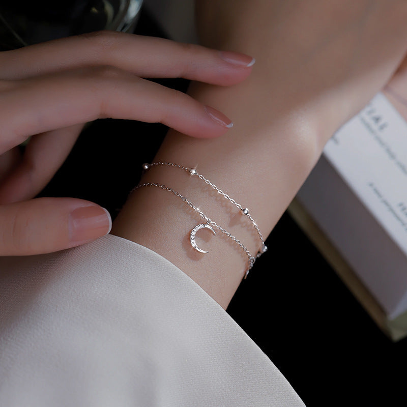 Star And Moon Bracelet(Double layer)/Necklace