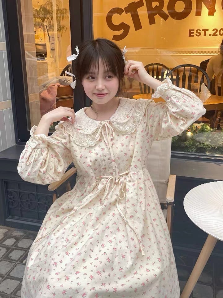 Evangeline Autumn Cottagecore Dress