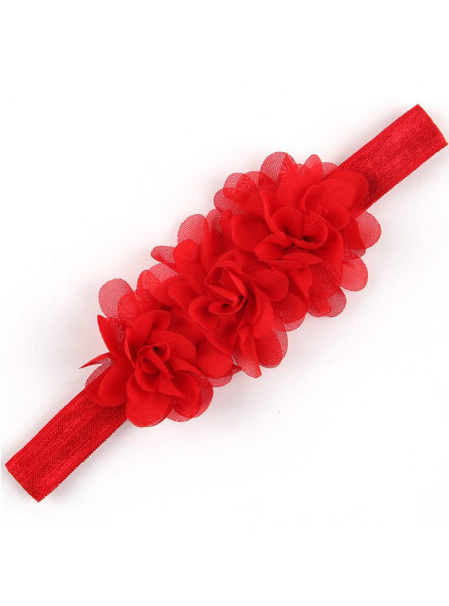 1PC Flower Headband Children Headwear Pearl