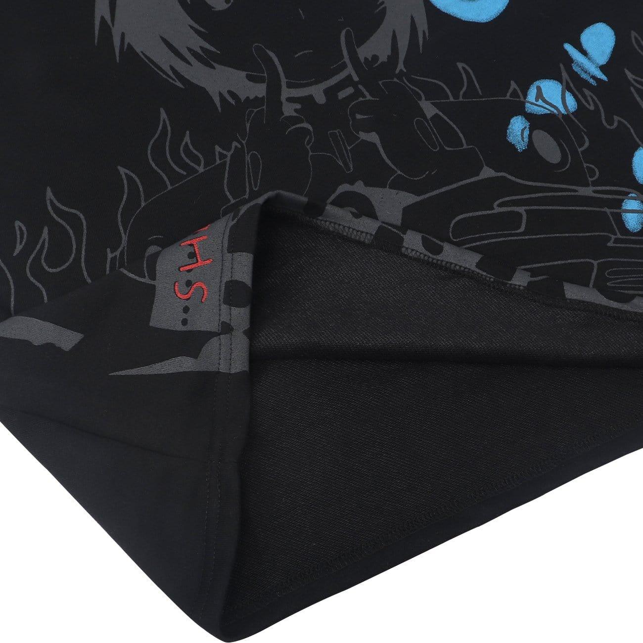 Dark Japanese Anime Print Sweatshirt
