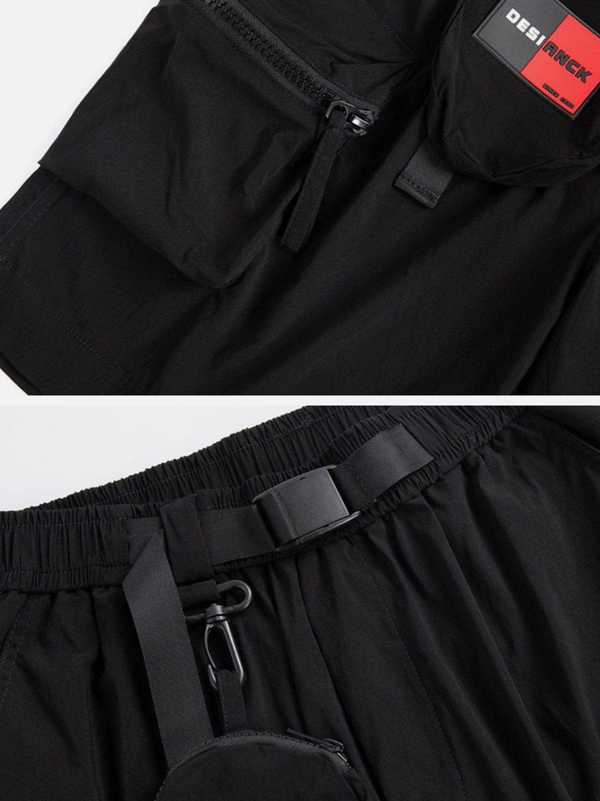 Combat Stereoscopic Multi Pockets Cargo Shorts