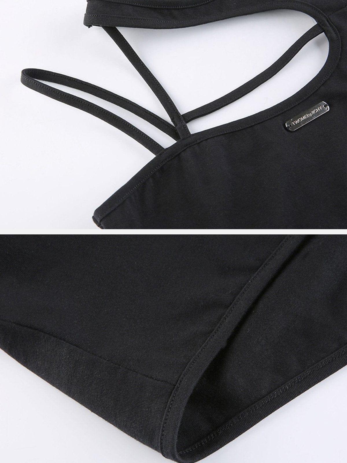 Irregular Hollow Slim Vest