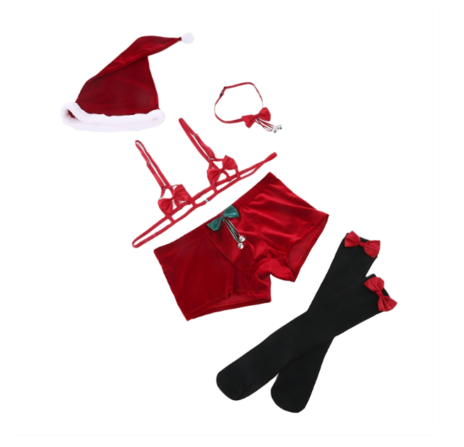 Sexy Men's Christmas Lingerie Set