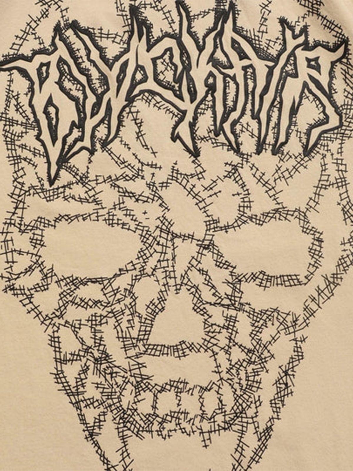 Dark Style Skull Graphic Tee
