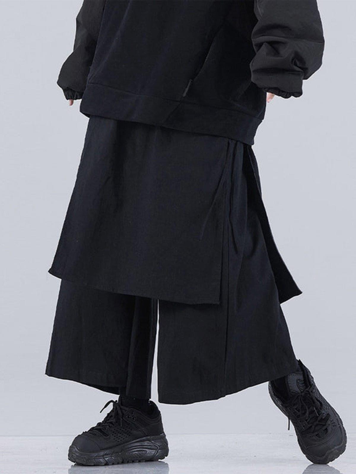 Dark Irregular Harem Pants