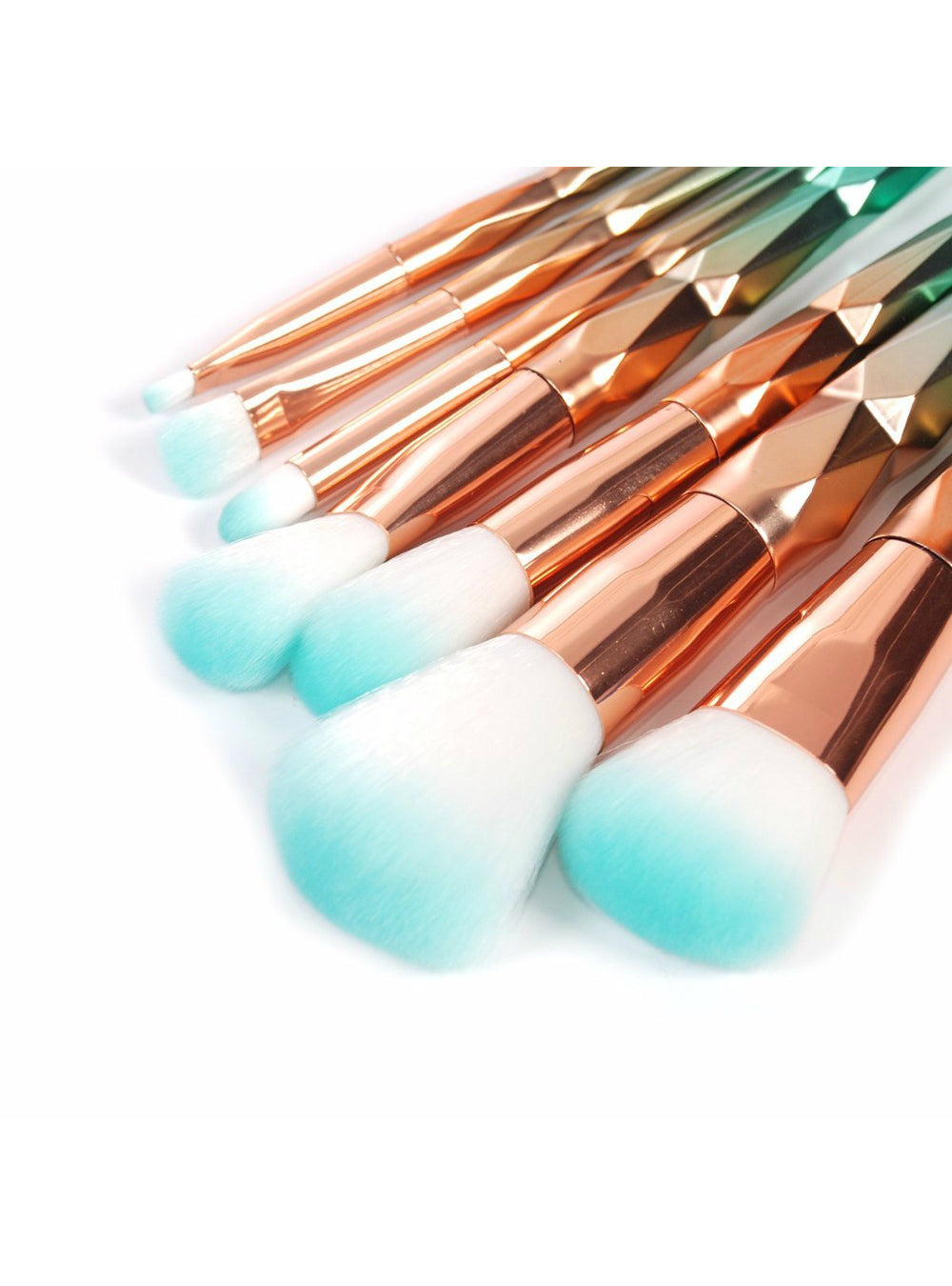 7pcs Makeup Brushes Fresh Macarons Color Facial