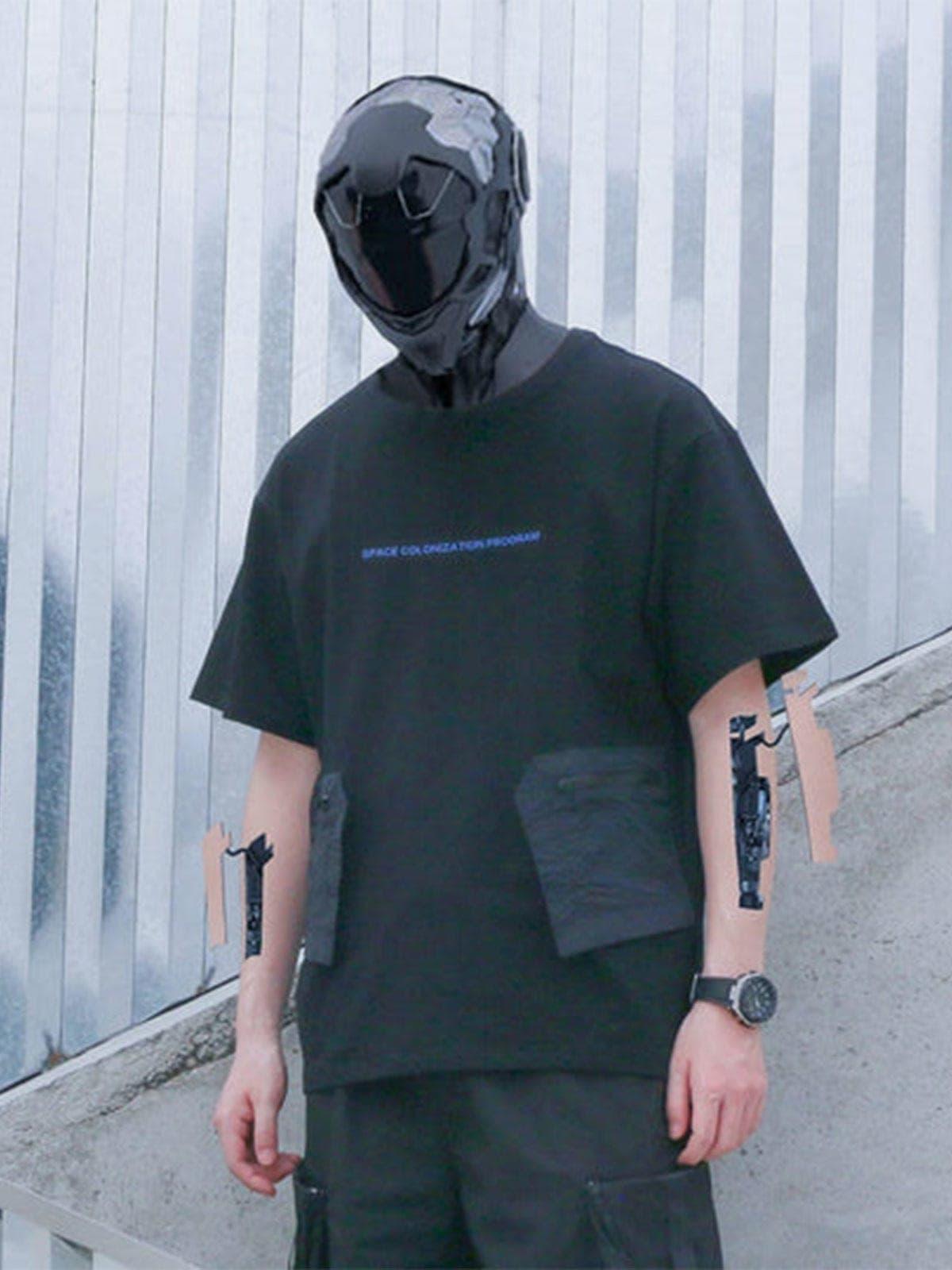Functional Multi-pocket Cotton Tee