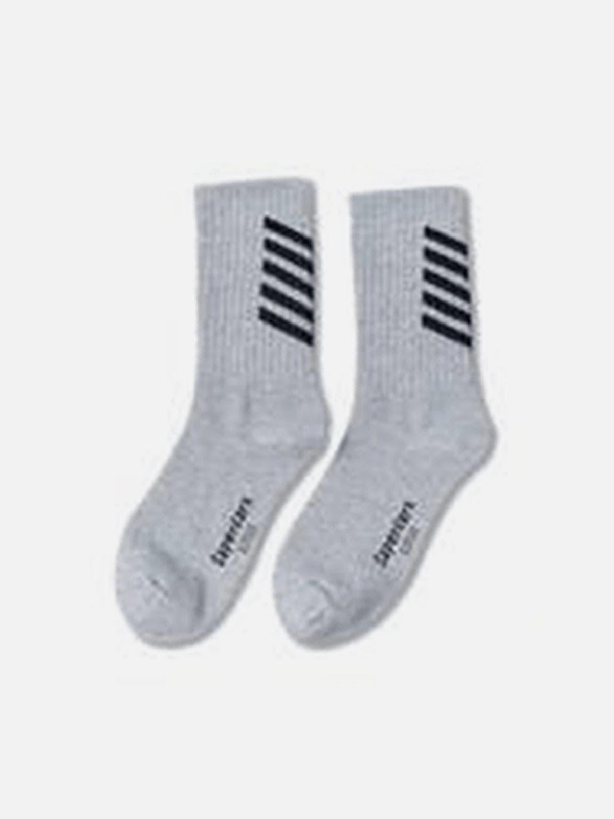 Striped Skateboard Socks 1PC