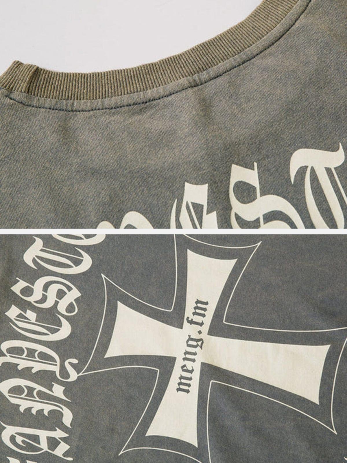 Letters Cross Graphic Tee