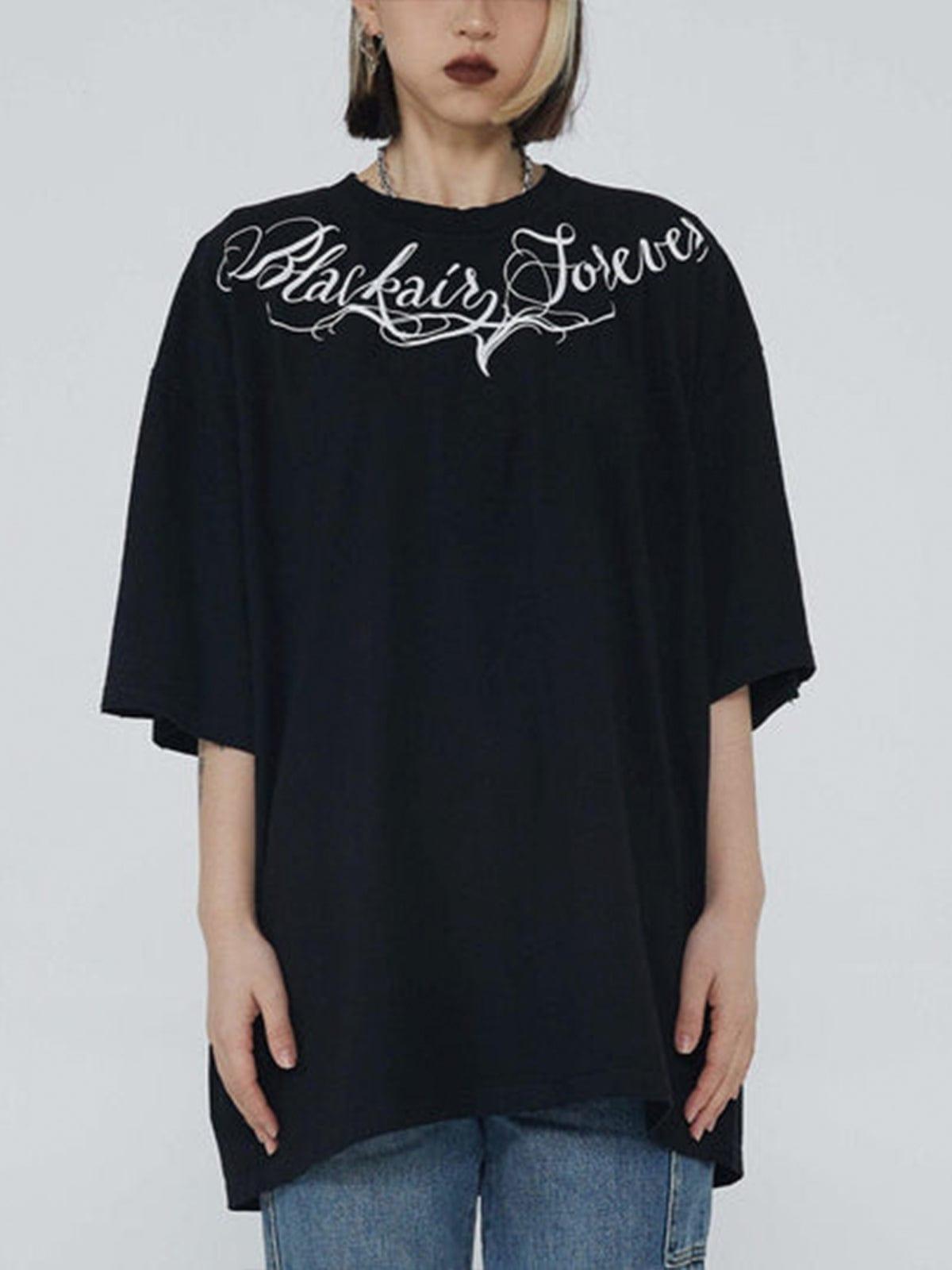Cut Circle Letters Tee