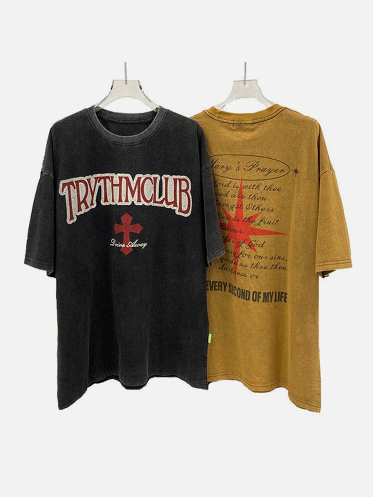 Letter Graphic Oversized Tee