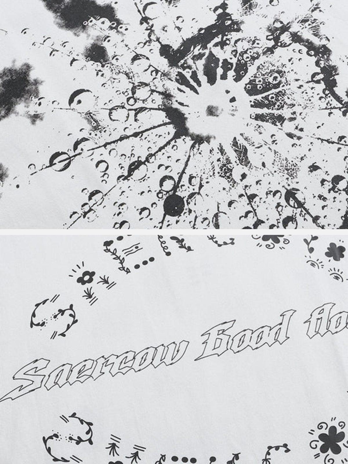 Flower Plant Letters Bombing Graphic Tee