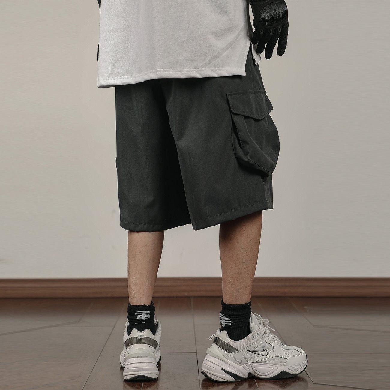 Detachable Apron Cargo Shorts