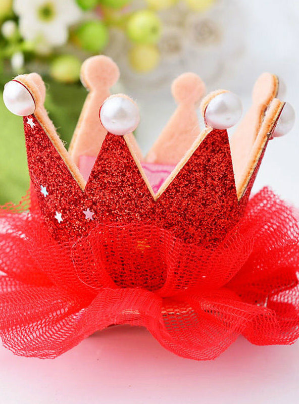 1 pcs Lovely Cute Girls Crown Princess Hair Clip