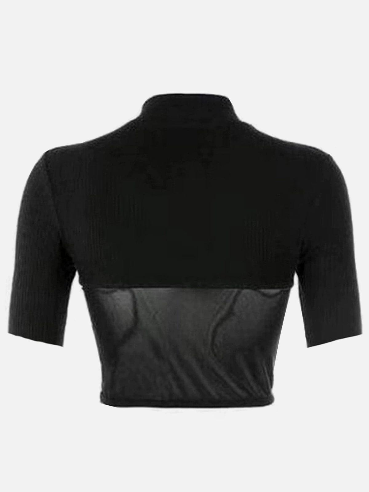 Translucent Short Sleeve T Shirt