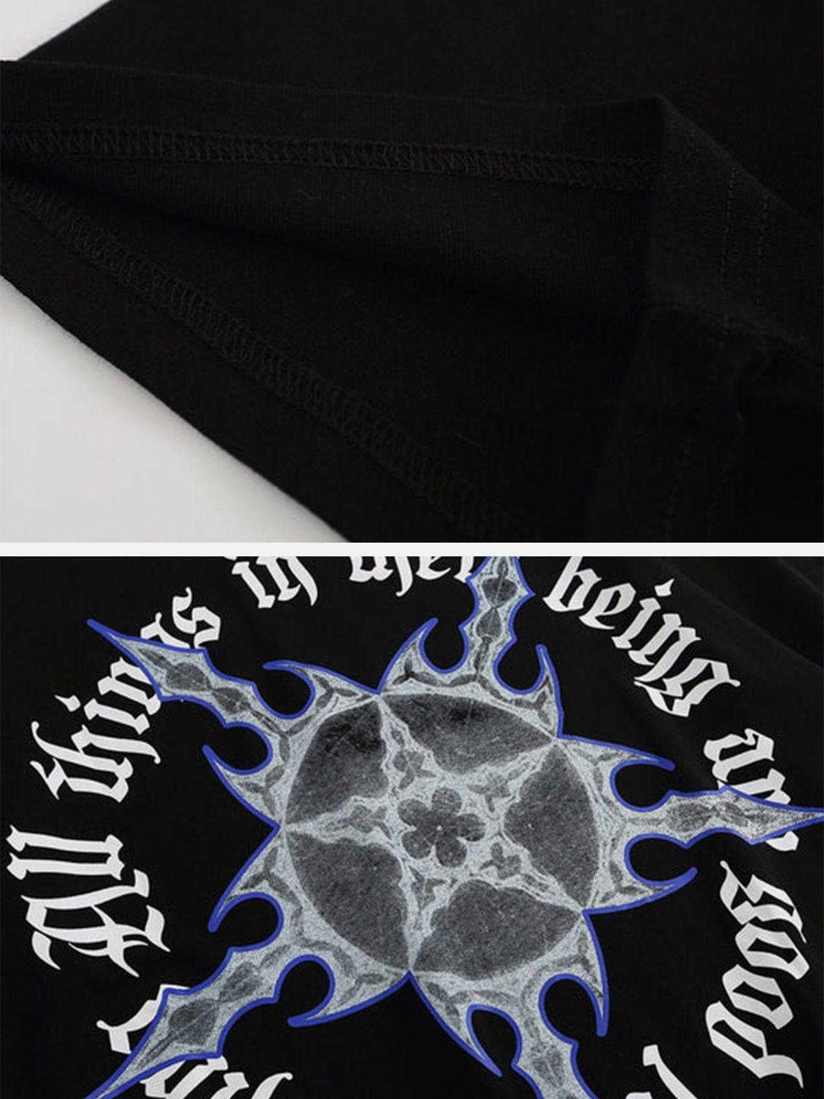 Dark Style Star Graphic Tee
