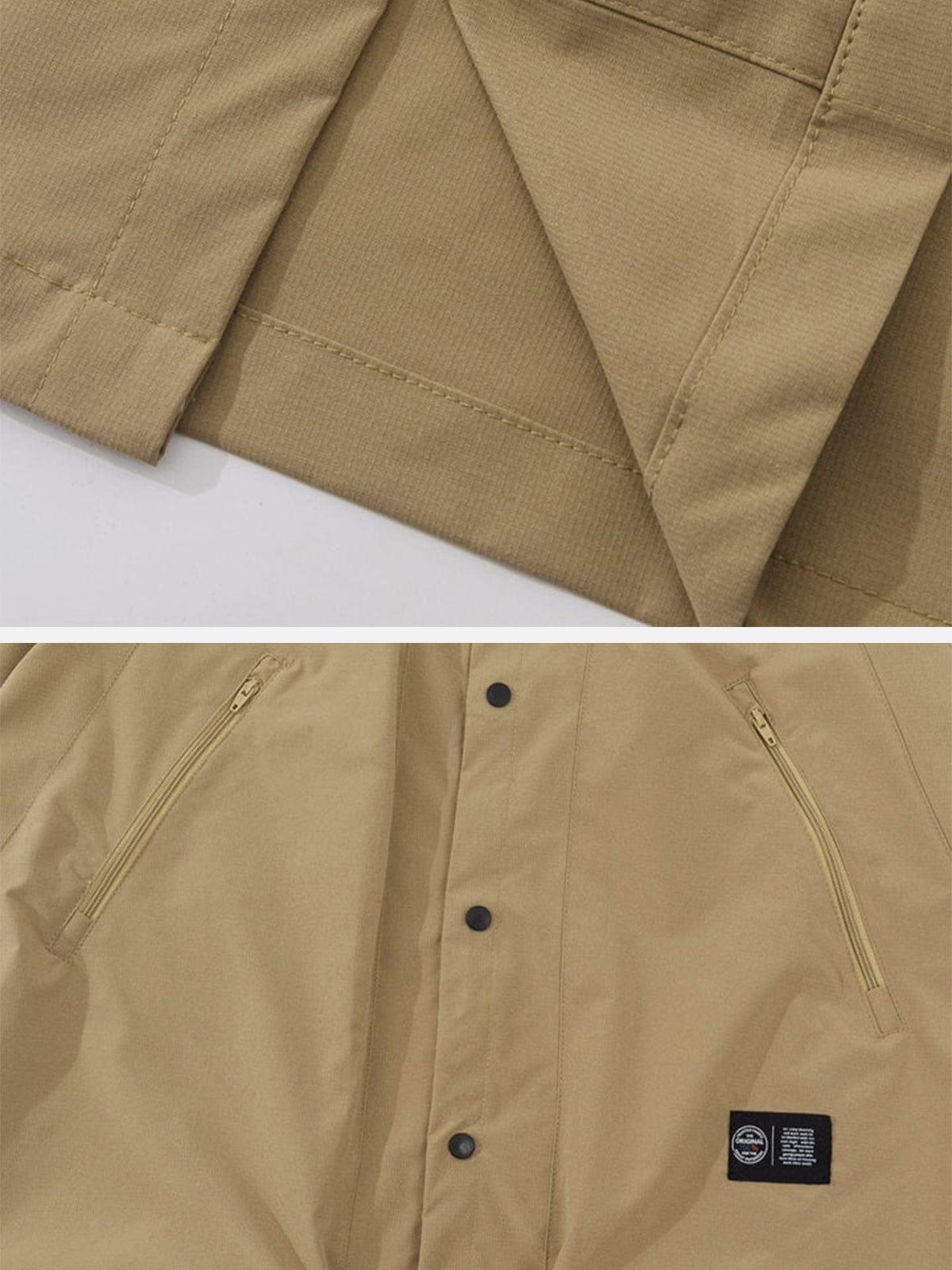 Big Pocket Zipper Shirt