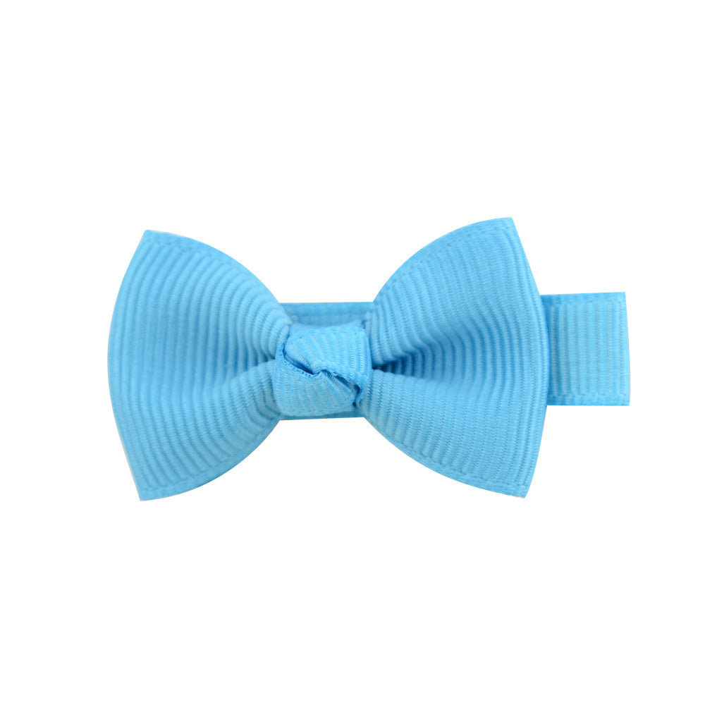 1 Pcs Small Hair Clips Ribbon Covered Clip