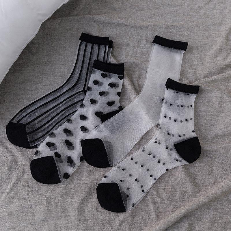 Korean Glass Silk Socks