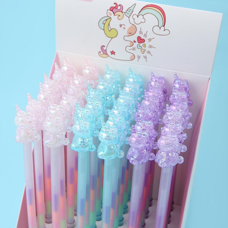 Crystal Unicorn Gel Pen-3pcs