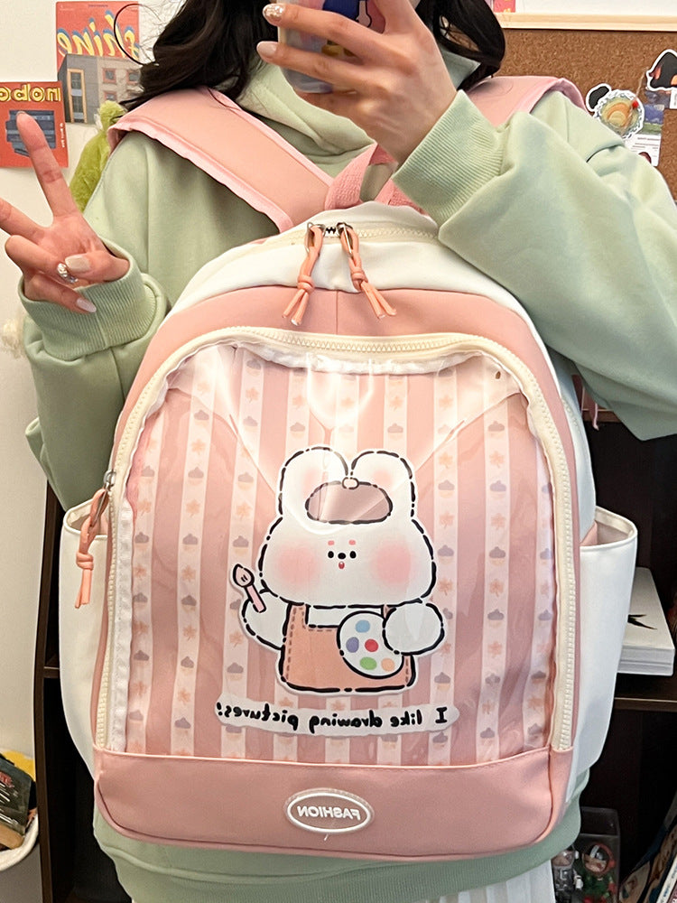 Cute Transparent PVC Backpack