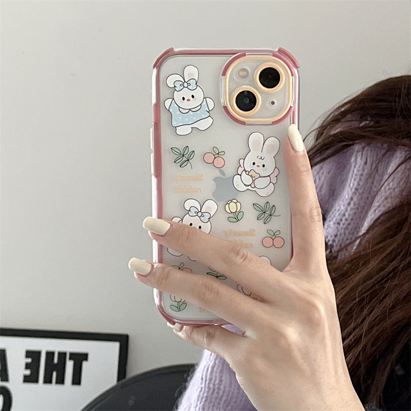 Cute Cartoon Bunny With Bow Phone Case