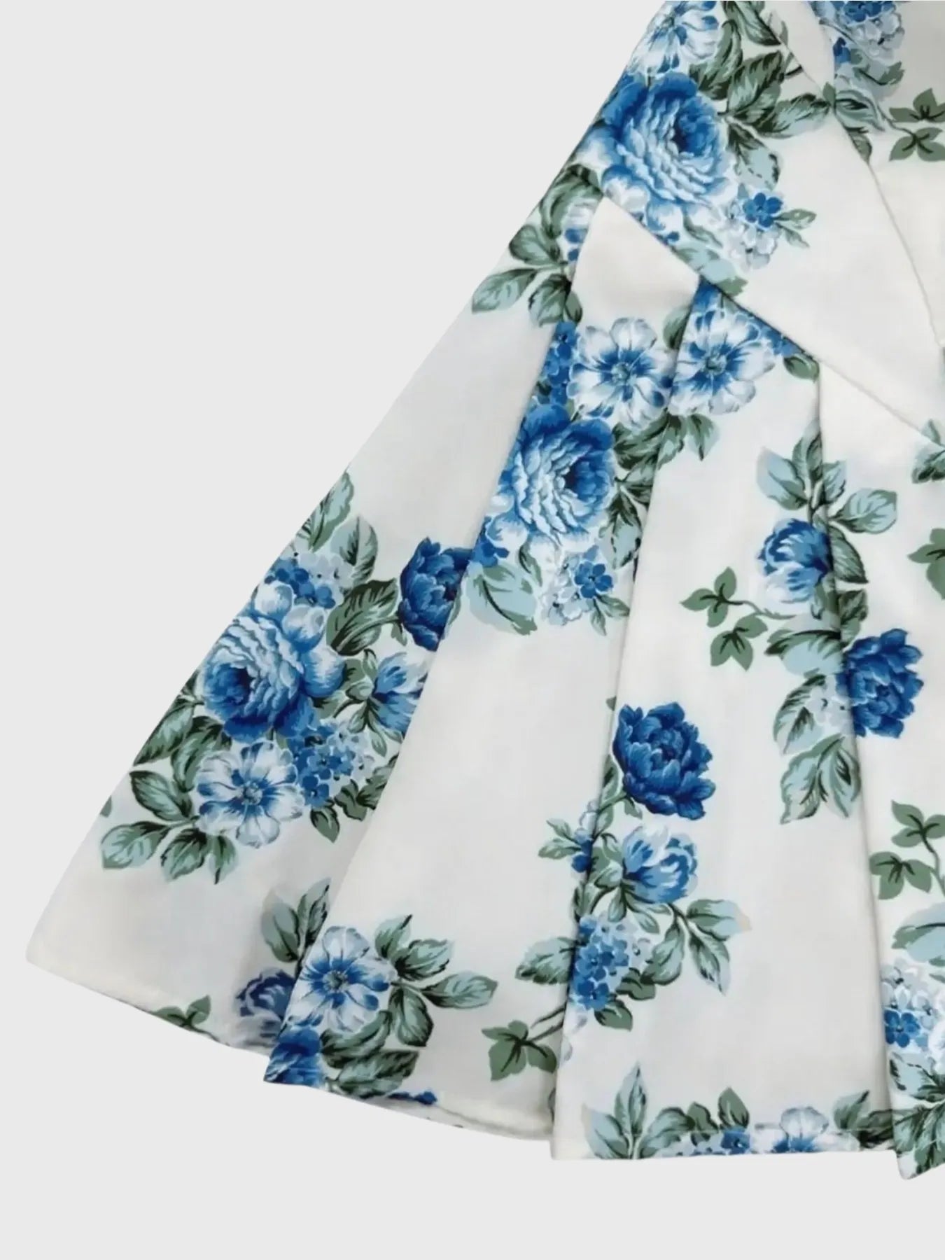 Floral Square Neck Mini Dress