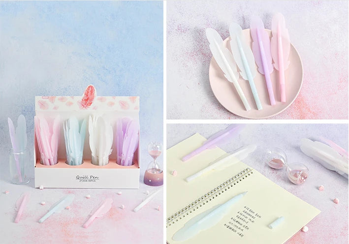 Creative Feather Gel Pen-2pcs