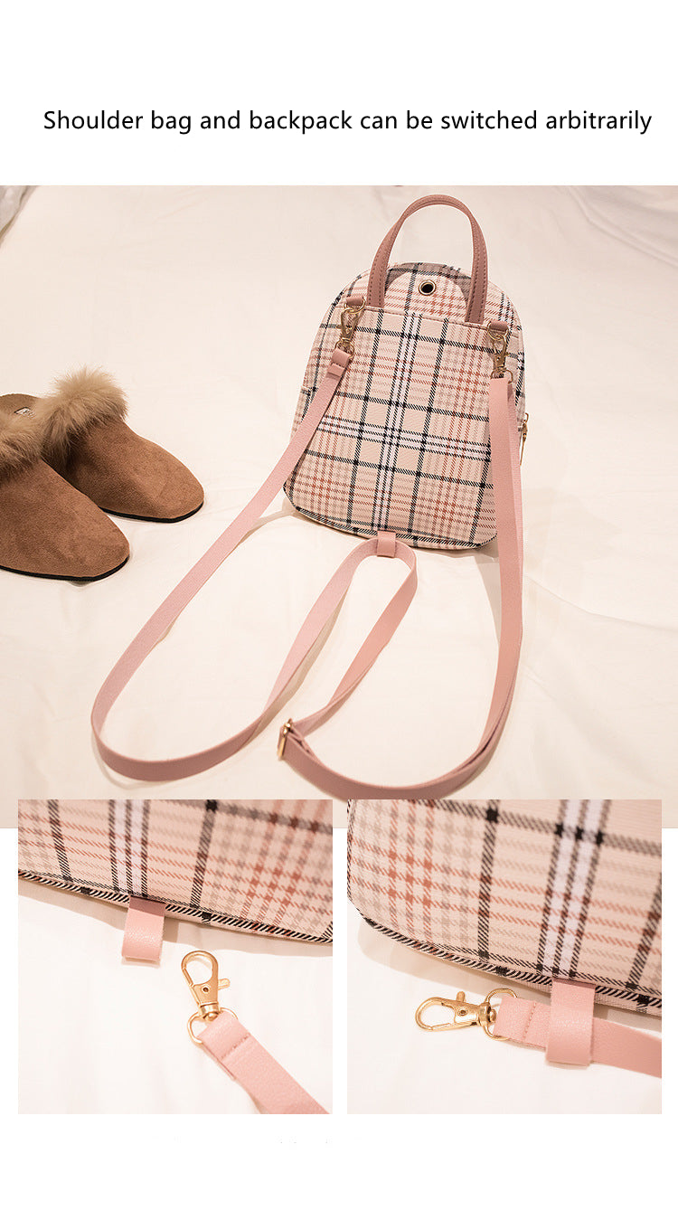 Cute Mini Plaid Shoulder Bag