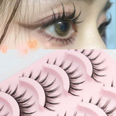 Natural Curled A-type False Eyelashes