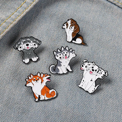 Animal Fox Dog Pins