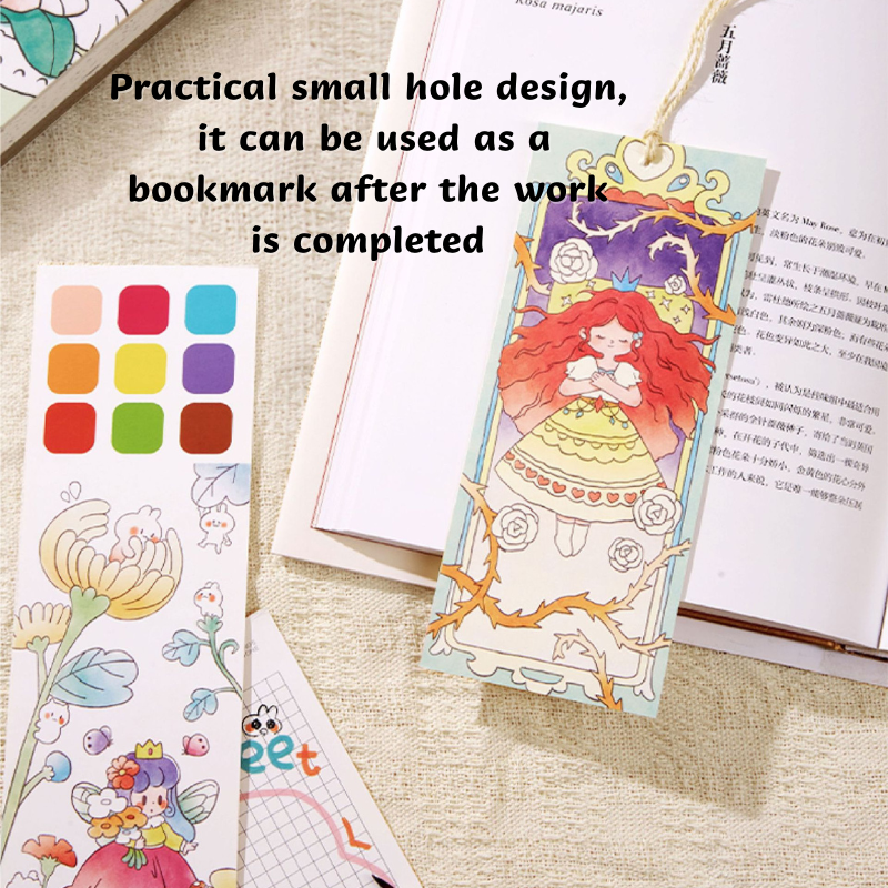 Watercolor Sticky Note Painting Book