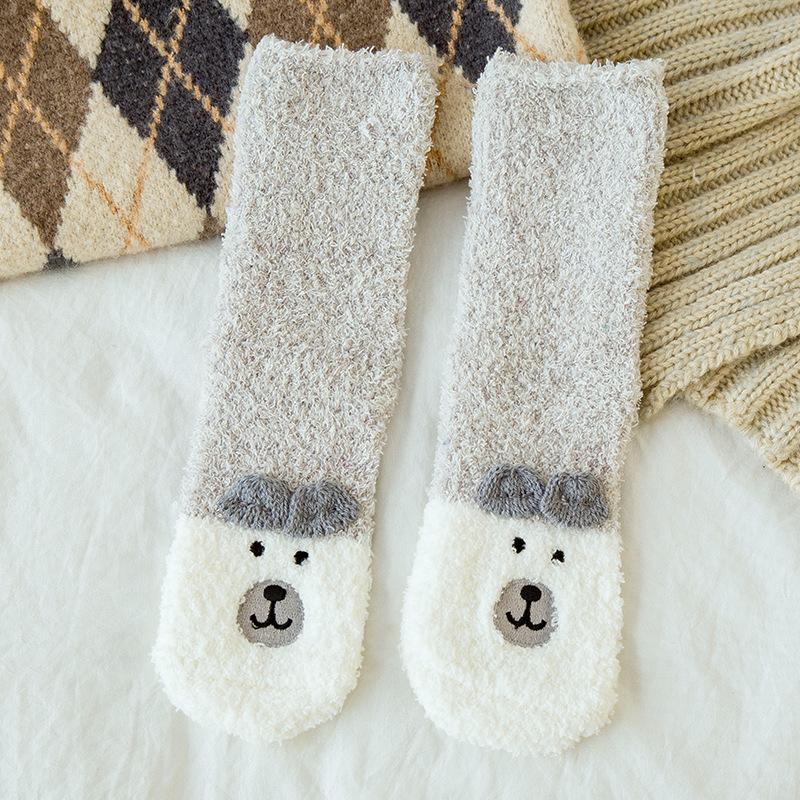 Cartoon Animals Floor Socks