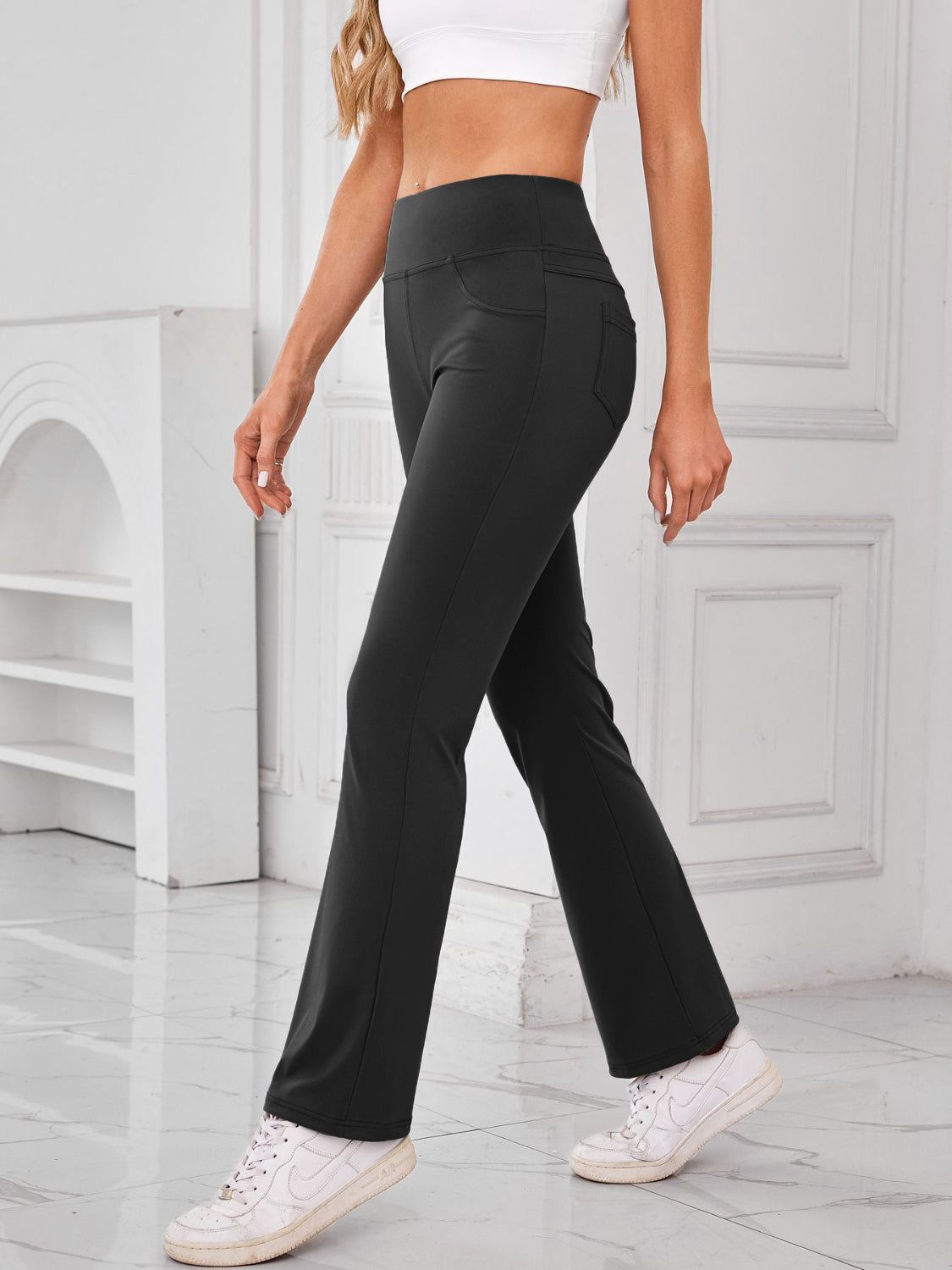 Lovelet High Waist Pants with Pockets