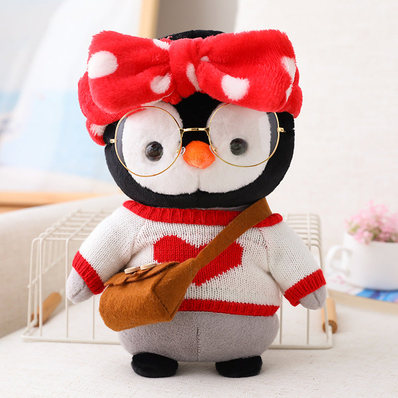 Kawaii Dress Up Penguin Family Plushie