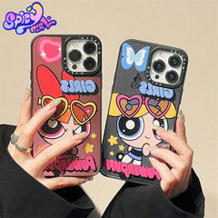 Cartoon Girl Laser Phone Case