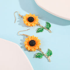 Kawaii Sunflower Earrings